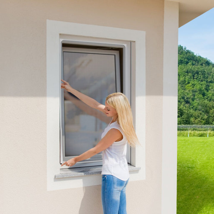 Fliegengitterfenster mit Rahmen Magnetband