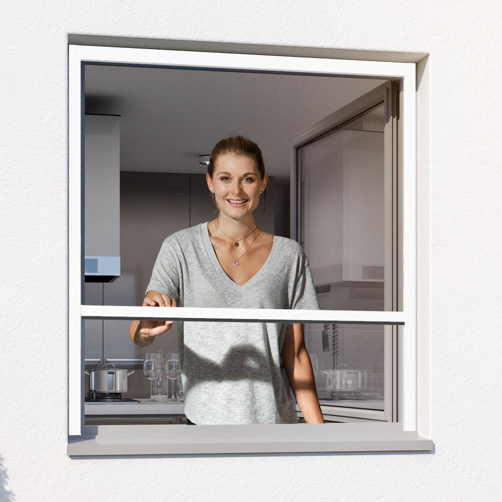 Fliegengitter Rollo Fenster zum Einhängen